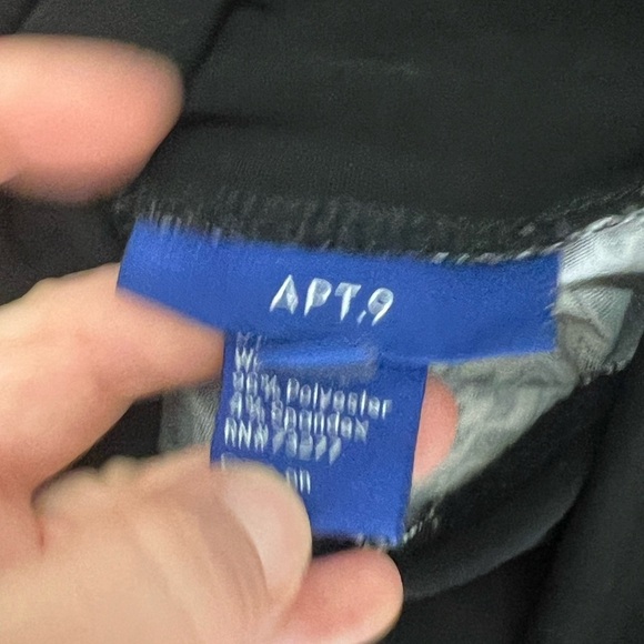 Apt. 9 Black and White A-Line Maxi Skirt - Picture 3 of 5